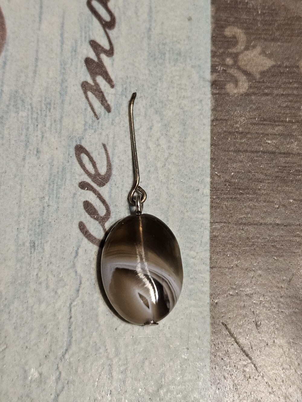 Gold Tone Multicolor Stone Pendant